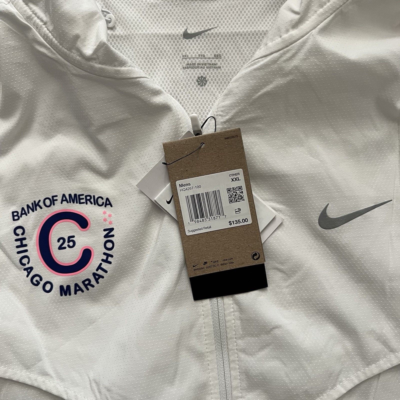 Nike Nike BofA Chicago Marathon 2025 Light Jacket HQ4267-100 2XL Size US XXL / EU 58 / 5 - 8 Thumbnail
