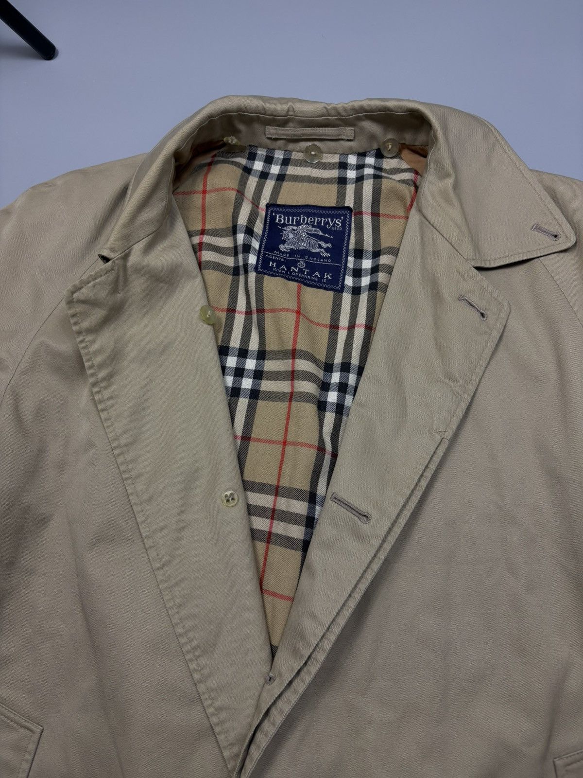 Burberry Burberry Vintage Trench Coat Nova Check England 90s l Size US L / EU 52-54 / 3 - 13 Thumbnail