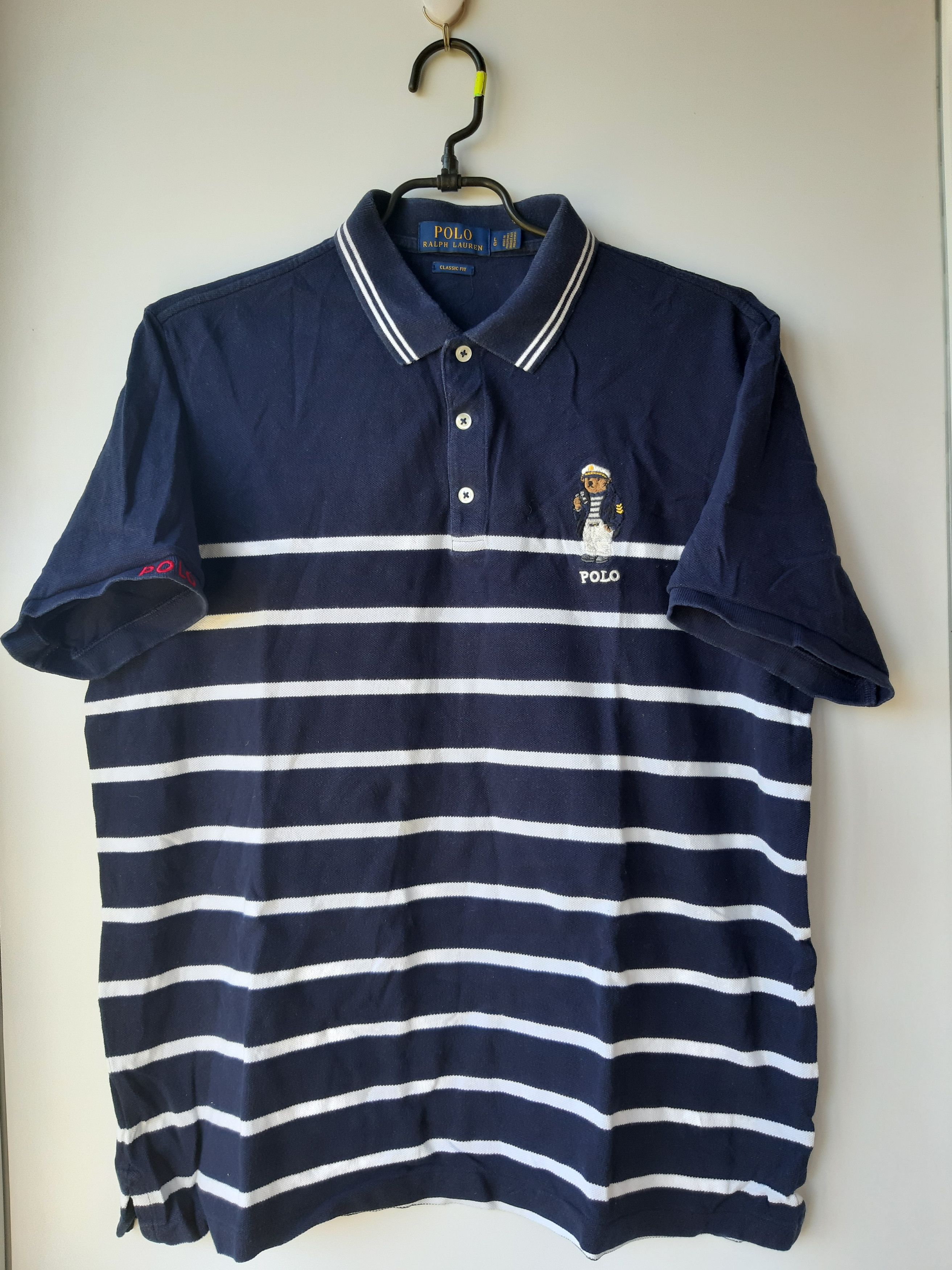 Polo Ralph Lauren × Vintage Polo Ralph Lauren Sailor Bear shirt Size US L / EU 52-54 / 3 - 1 Thumbnail