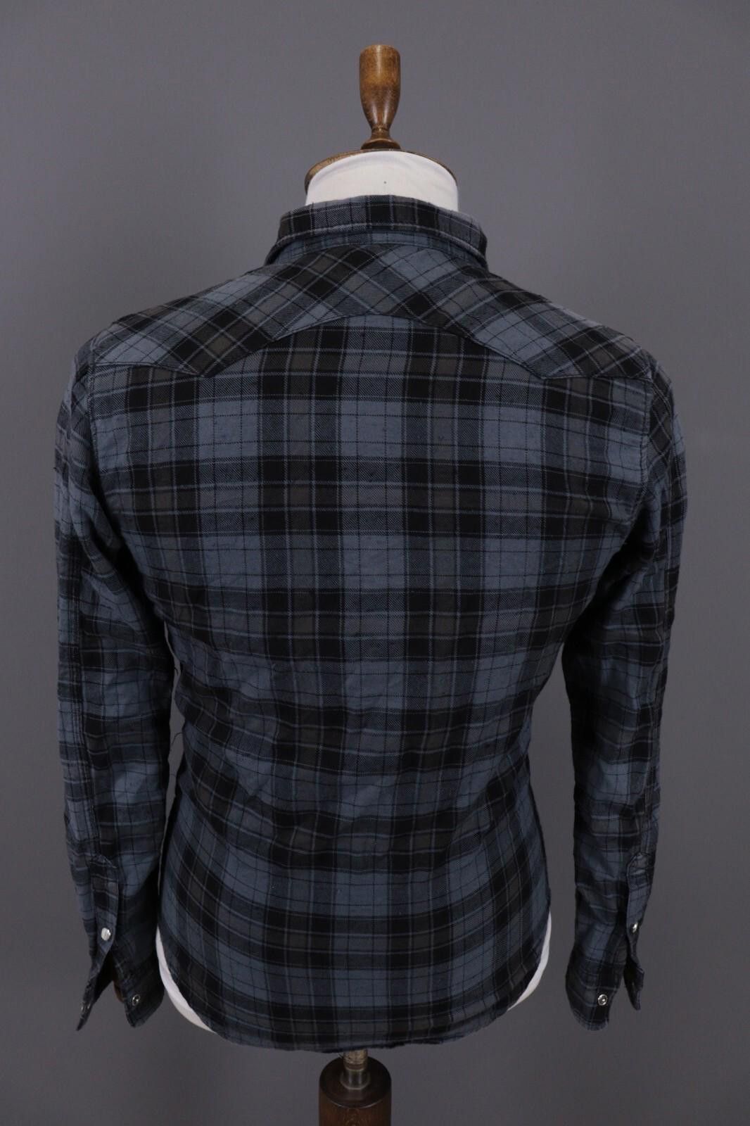 Edwin Edwin Blitz L/S Menphis Shirt Blue Check Shirt Size S Size US S / EU 44-46 / 1 - 9 Thumbnail