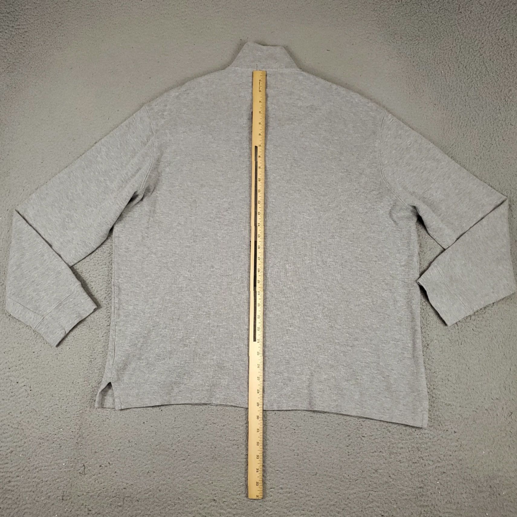 Ralph Lauren VINTAGE Ralph Lauren Sweater Pullover 1/4 Zip Mens Size 2XL Gray Logo Knit Classic Size US XXL / EU 58 / 5 - 4 Thumbnail