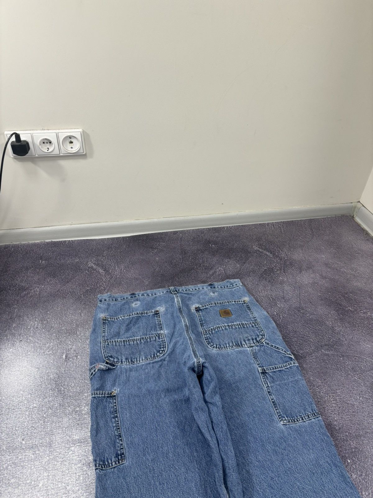 Carhartt Vintage Carhartt Dungaree Fit Y2K Workwear Denim Baggy Jeans Size US 36 / EU 52 - 4 Thumbnail