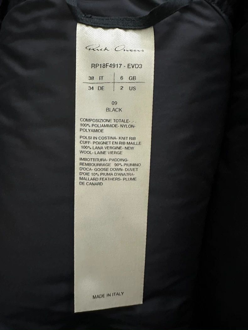 Rick Owens Rick Owens Down Jacket With Hood-2506 Size US L / EU 52-54 / 3 - 5 Thumbnail