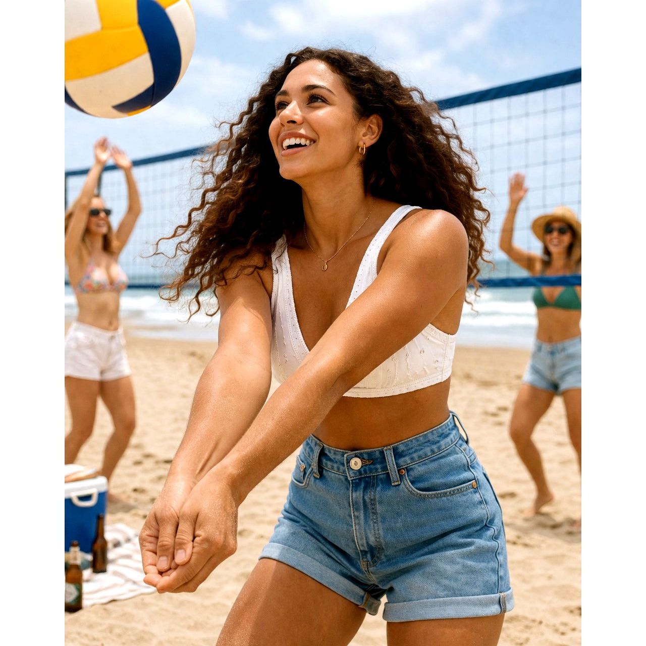 Other Eyelet Top Andie Swim The Belmar Top Bikini Top White size S Size S / US 4 / IT 40 - 2 Thumbnail