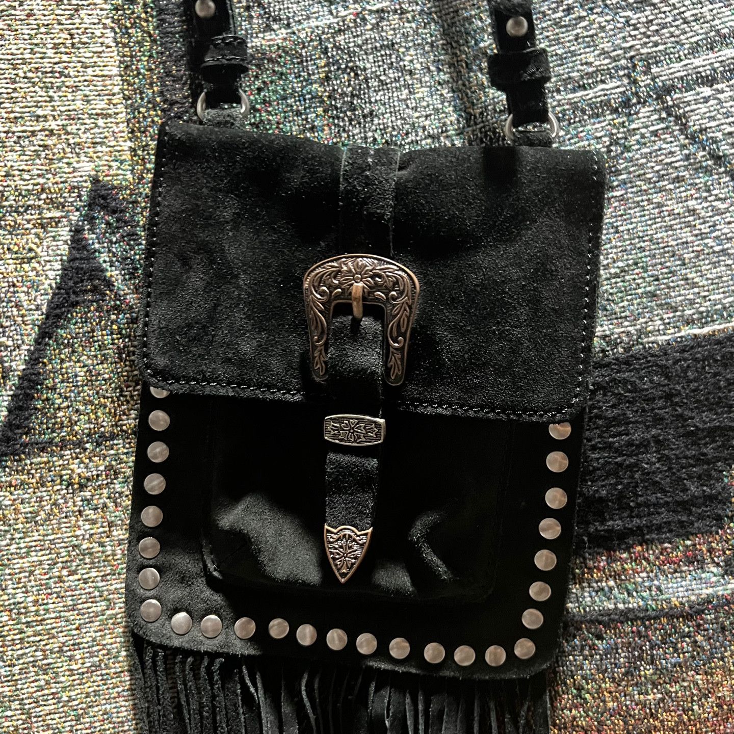 Zara (SOLD OUT)Zara western suede mini fringe bag Size ONE SIZE - 3 Thumbnail