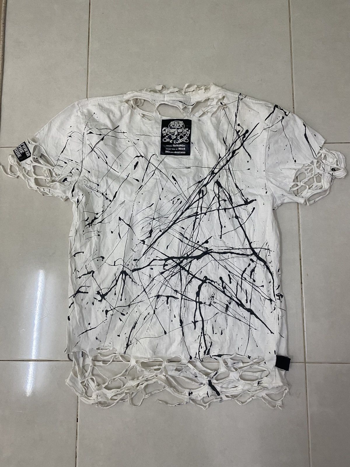 Sex Pot ReVeNGe Sex Pot Revenge Punk Distressed Style Tee Size US M / EU 48-50 / 2 - 6 Thumbnail