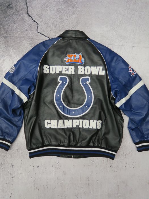 eagles super bowl leather jacket