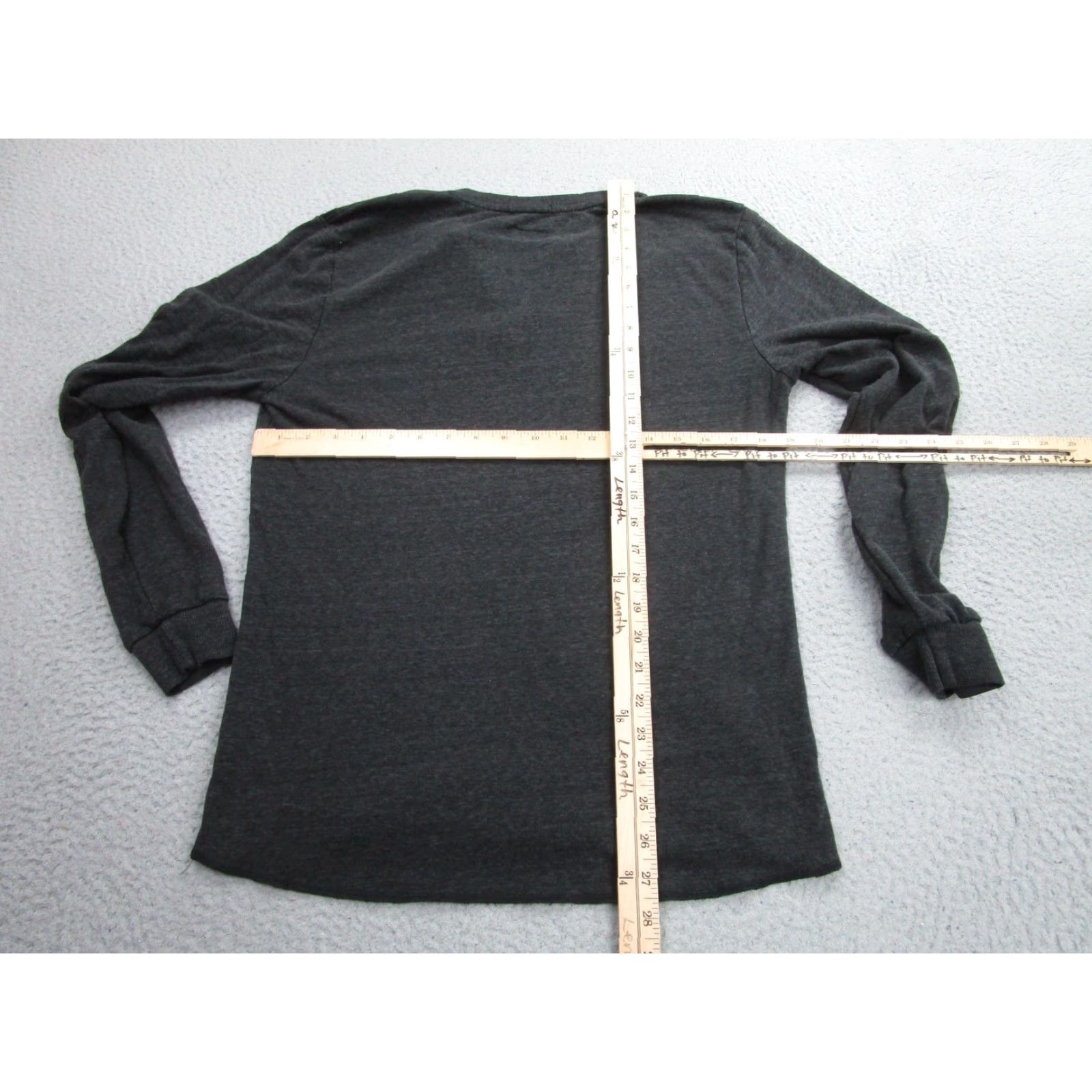 Marine Layer Marine Layer Henley Shirt Mens Medium Gray Long Sleeve Pullover Soft Lightweight Size US M / EU 48-50 / 2 - 6 Thumbnail