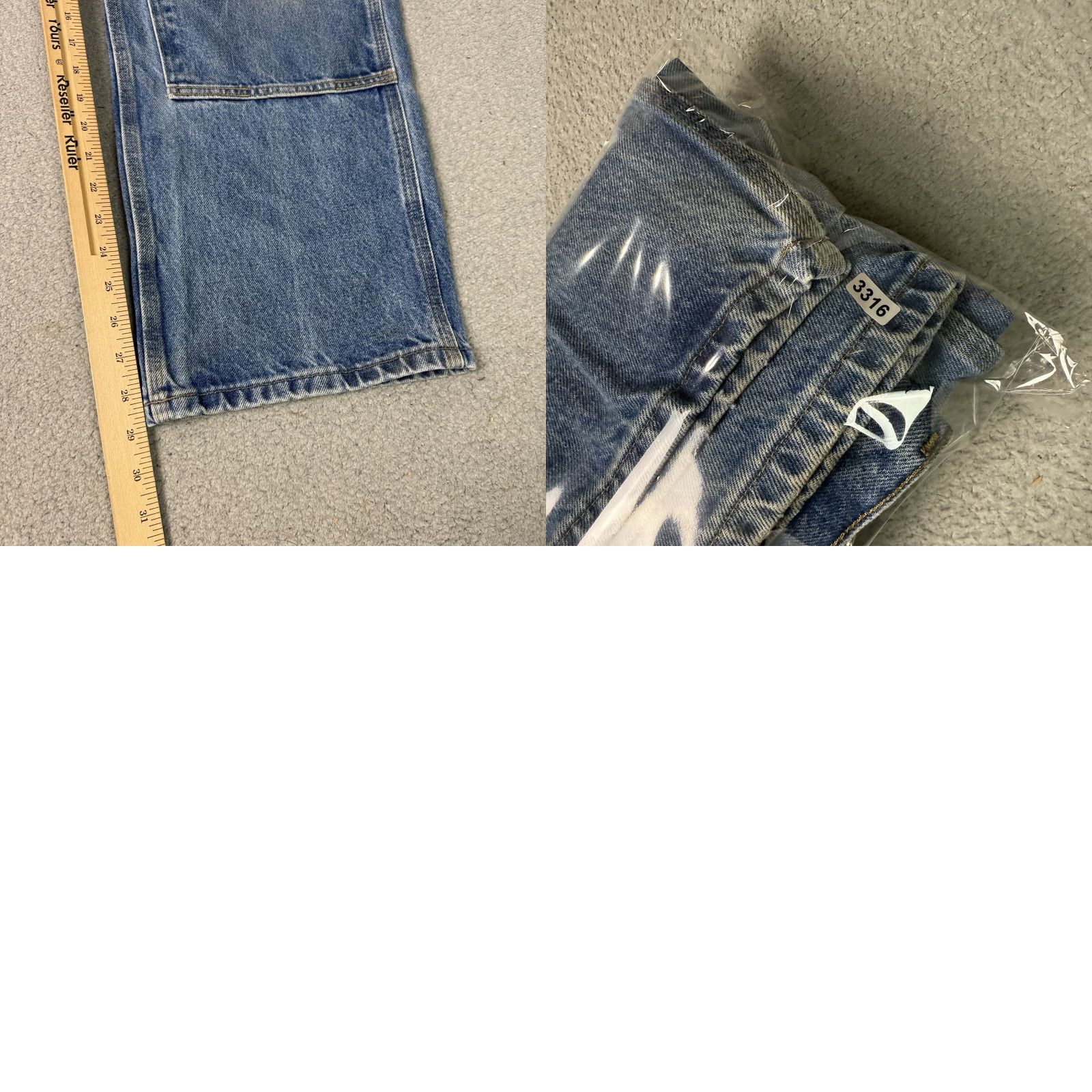 Carhartt Carhartt Jeans Mens 36x30 Blue Denim DST B13 Dungaree Workwear Distressed 5-Pocket Logo Mid Rise Relaxed Straight Size US 36 / EU 52 - 10 Thumbnail