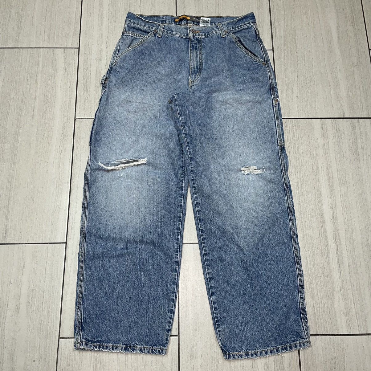 Levi's × Vintage Levis Silver Tab Baggy Carpenter Pants Size US 33 - 1 Thumbnail