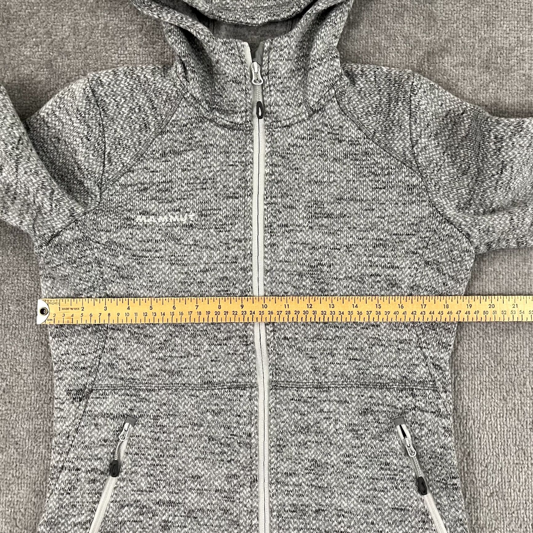 Mammut Mammut Jacket Womens Medium Heather Gray Kachemak Full Zip Fleece Hoodie Hiking Size M / US 6-8 / IT 42-44 - 5 Thumbnail