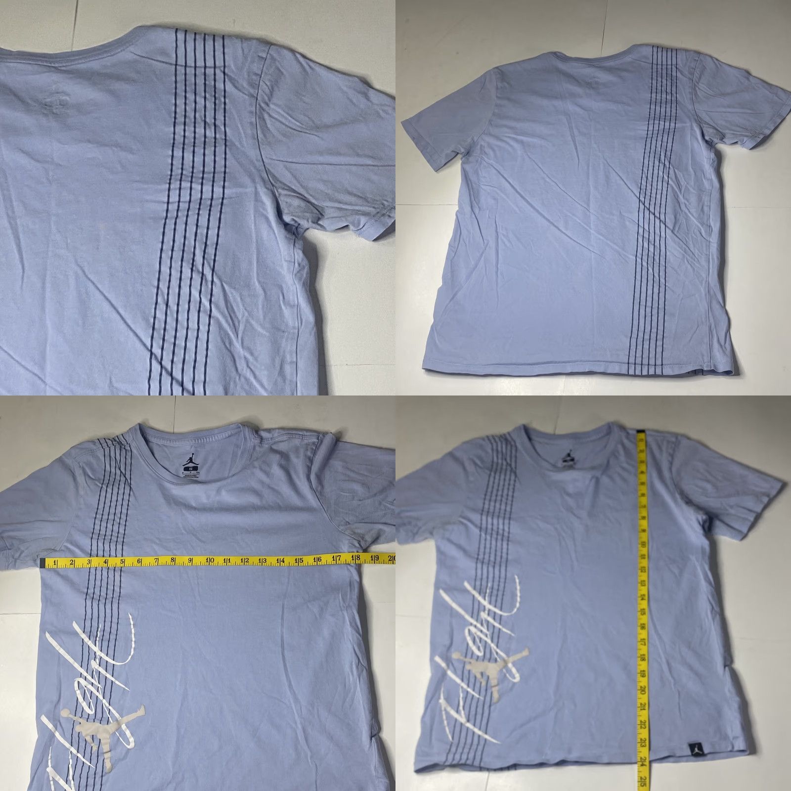 Nike Nike Air Jordan T Shirt Nike Air Purple Small Crew Neck Short Sleeve Cotton Men Regular Size US L / EU 52-54 / 3 - 8 Thumbnail