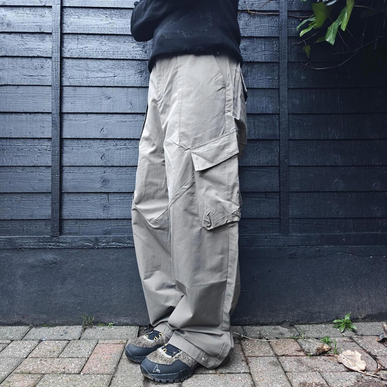 Other Japanese Khaki Fatigue Wide Leg Cargo Pants Size US 32 / EU 48 - 2 Thumbnail