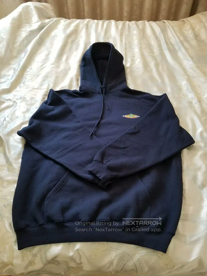 Balenciaga Deep Blue Eiffel Tower Sweatshirt S Size