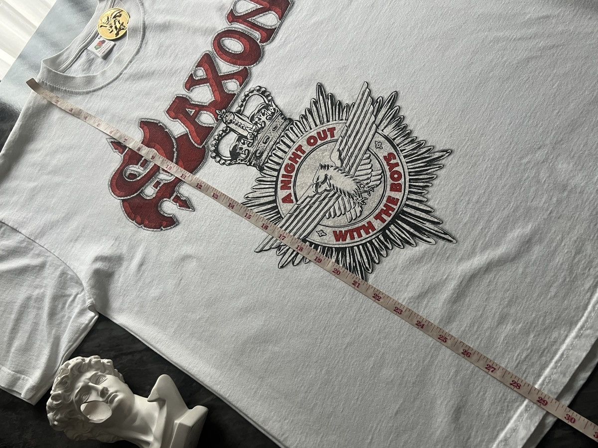 Band Tees Saxon : A Night Out With The Boys Tour 2005 Size US XL / EU 56 / 4 - 10 Thumbnail