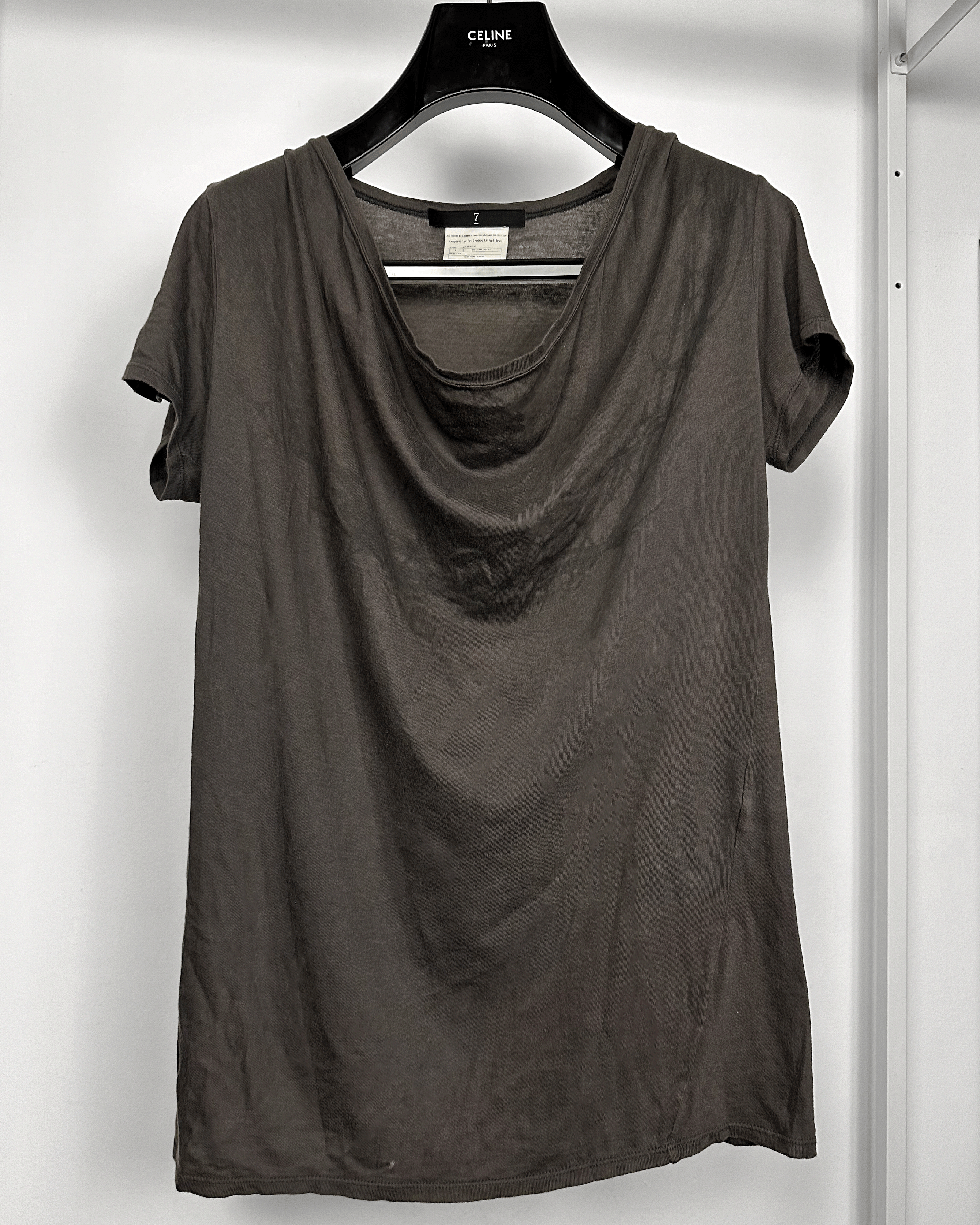 Julius Julius Thorns Barbed Wire Print Draped Cut&Sew T-shirt Size US M / EU 48-50 / 2 - 3 Thumbnail