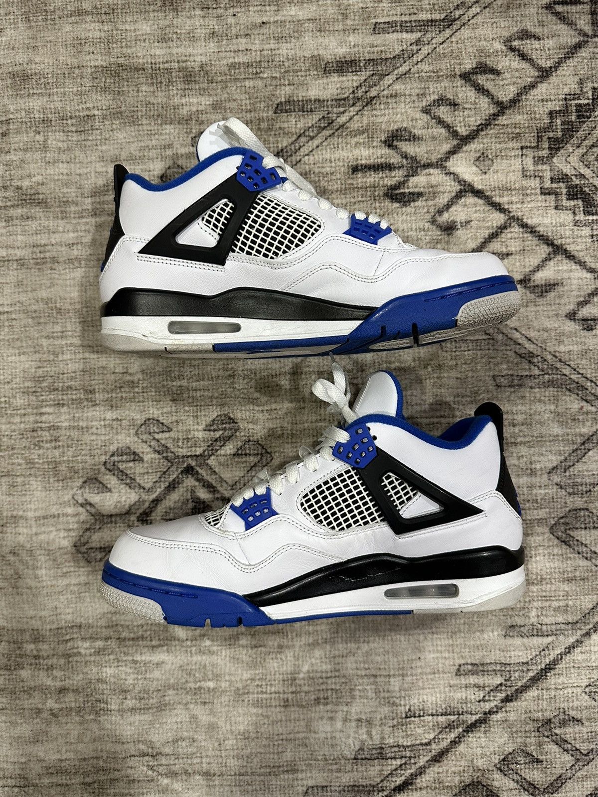 image of Jordan Nike Air Jordan 4 “Motorsport” 2017 Size 10 Shoes in White, Men's