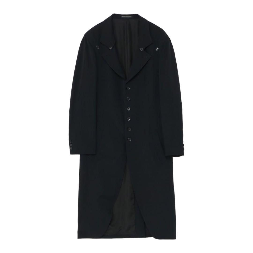 Yohji Yamamoto POUR HOMME 22aw WOOL GABARDINE FRONT BUTTING 6BUTTONS JACKET Size US L / EU 52-54 / 3 - 1 Thumbnail