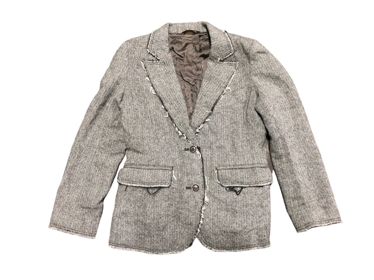 Hysteric Glamour Hysterics Glamour Tweed Wool Blazer Jacket distressed Style Size S / US 4 / IT 40 - 1 Thumbnail