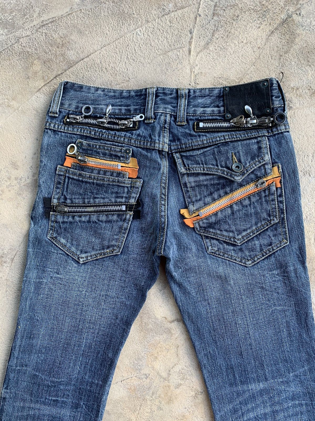 Japanese Brand × Le Grande Bleu (L.G.B.) × semanticdesign Semantic Design Flare Jeans Distressed Denim Size US 30 / EU 46 - 4 Thumbnail