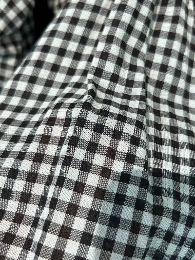 Comme des Garcons Comme Des Garcons Black and white checkered embossed shirt Size S / US 4 / IT 40 - 4 Thumbnail