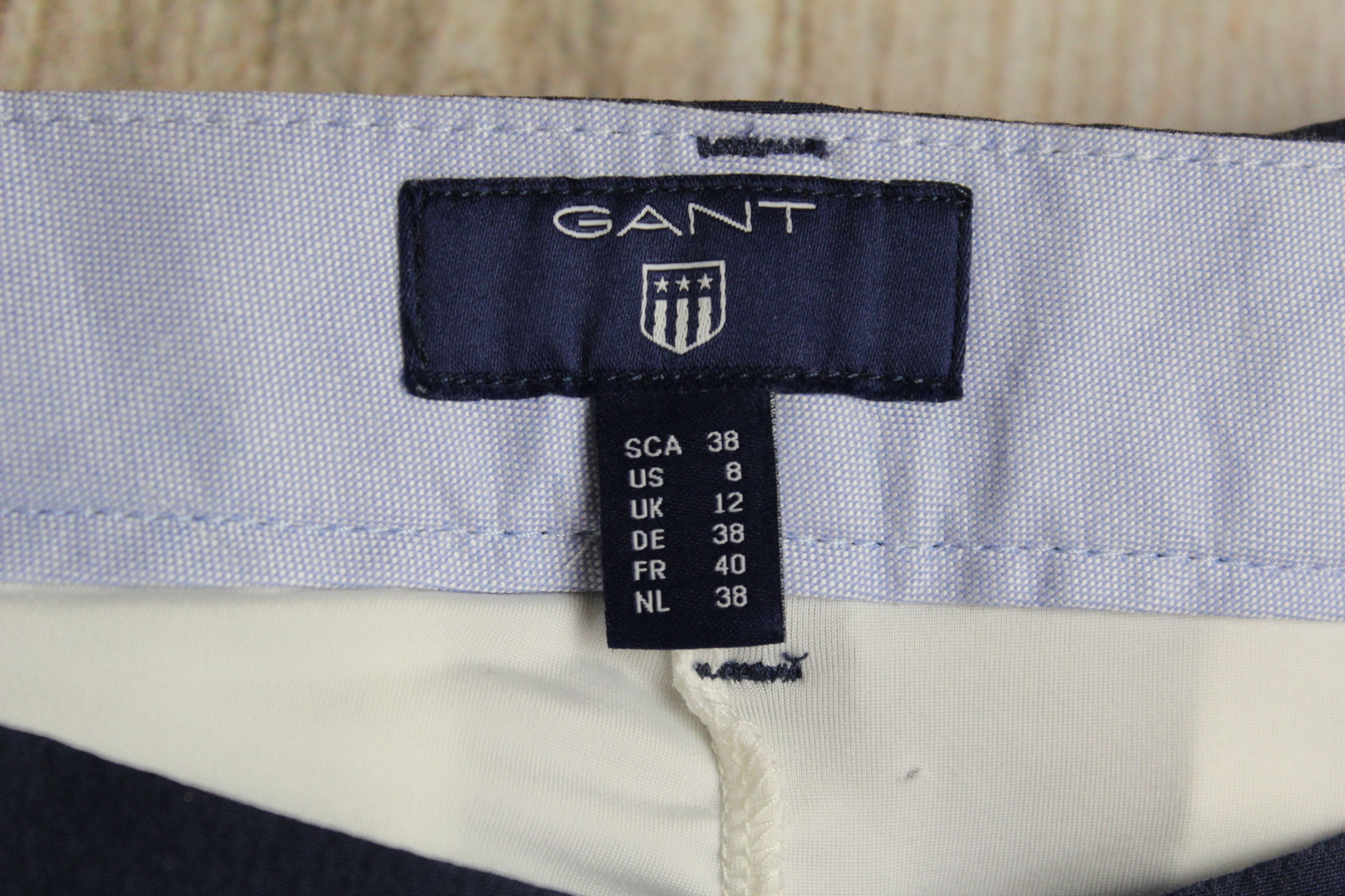Gant Womens Gant Blue Mini Skirt Shorts Size UK 12 US 8 Size 30" / US 8 / IT 44 - 4 Thumbnail