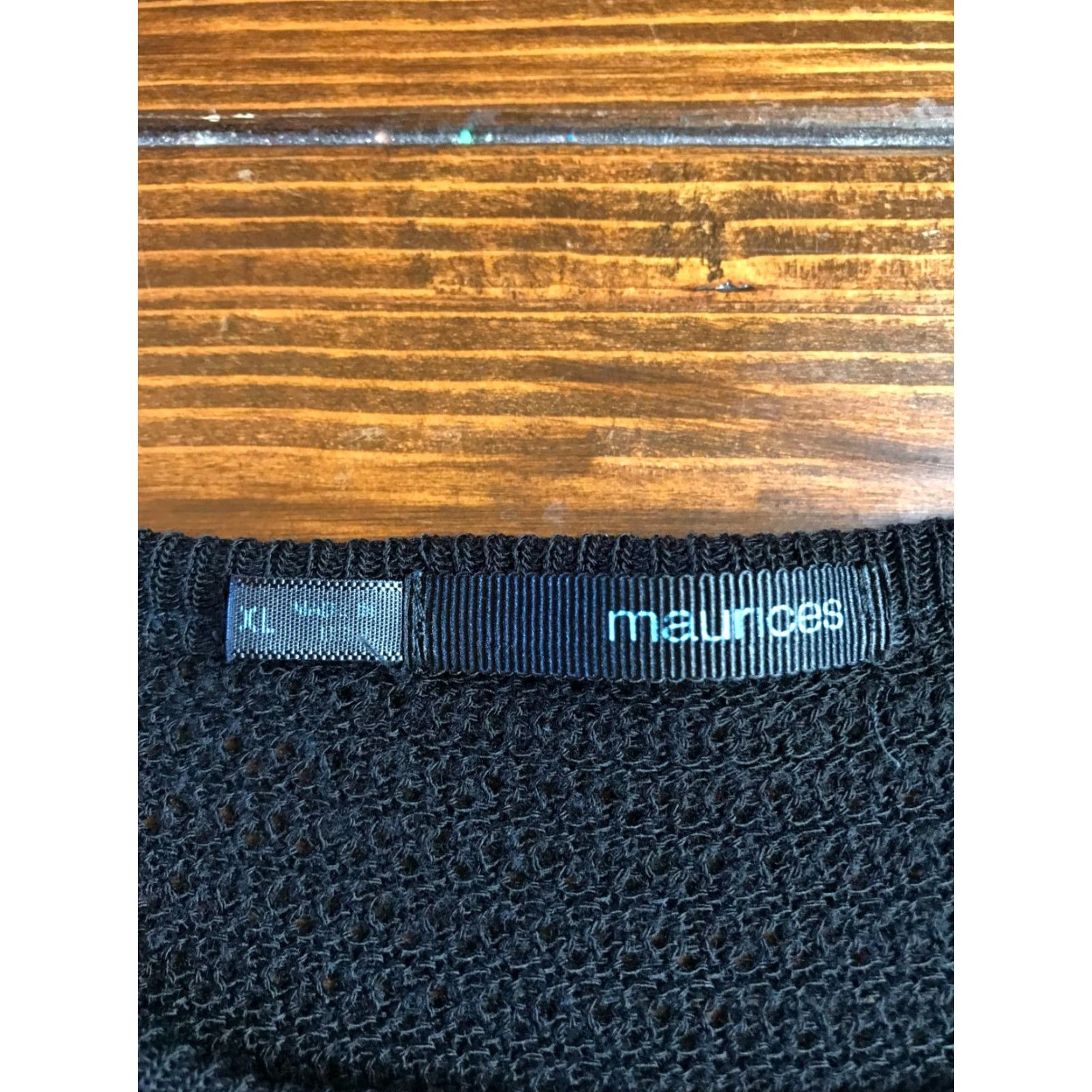Vintage **Women's Black Knit Pullover Maurices Size XL** User: Women's Black Knit Pullover Maurices Size XL Size XL / US 12-14 / IT 48-50 - 5 Thumbnail