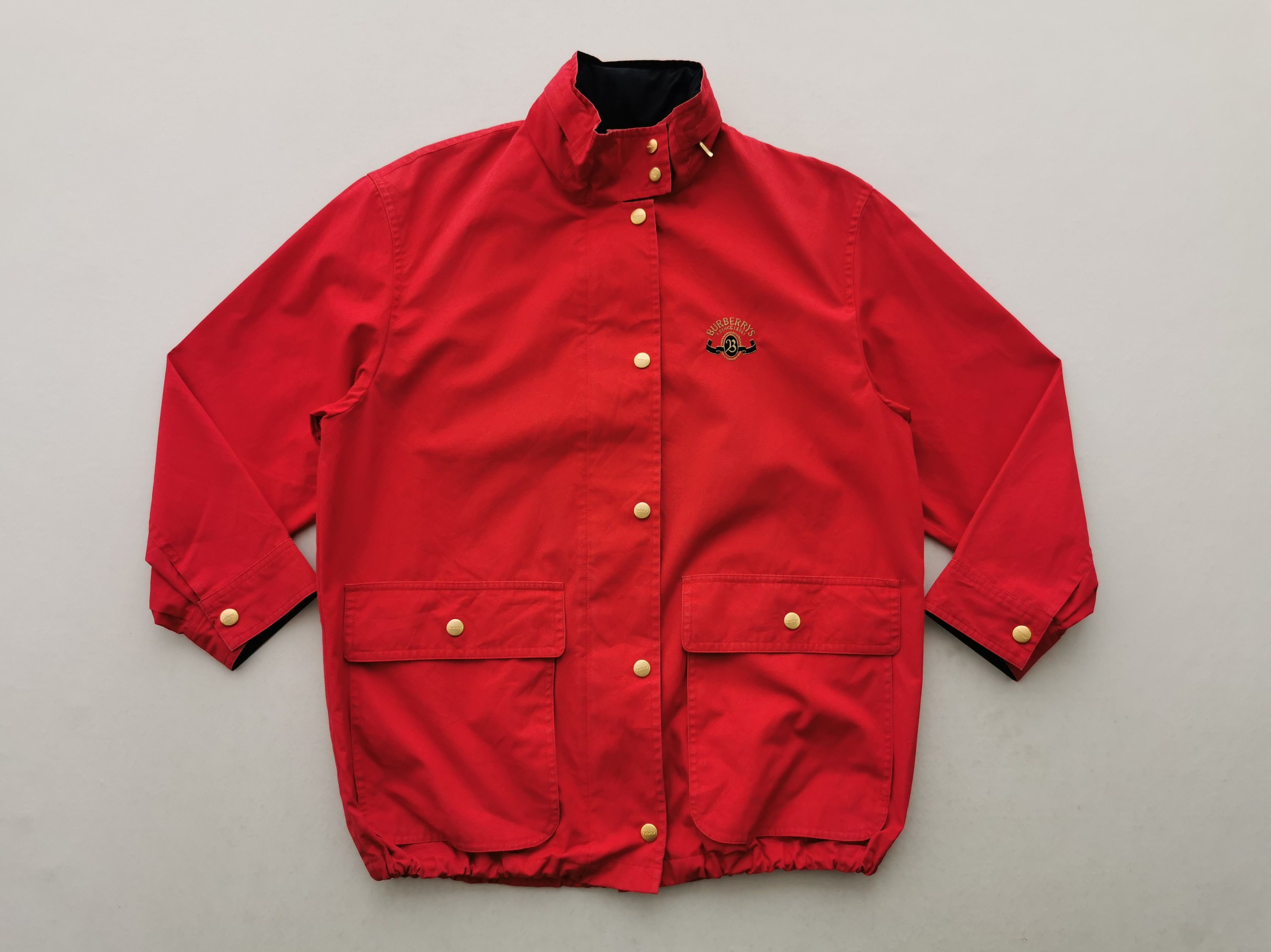 Burberry Vintage 90s Burberry Windbreaker Logo Made In Japan Size L Size US M / EU 48-50 / 2 - 1 Thumbnail