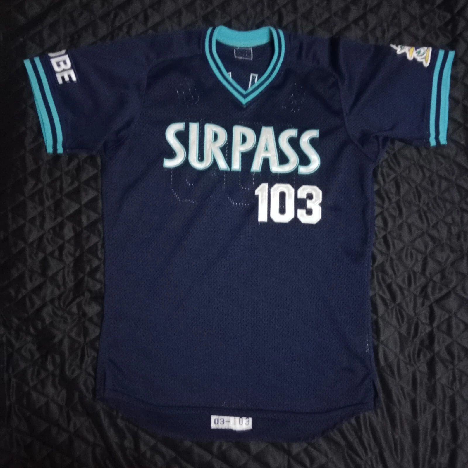 MLB Kobe Surpass NPB Japanese Game Worn Baseball Jersey Size US L / EU 52-54 / 3 - 1 Thumbnail