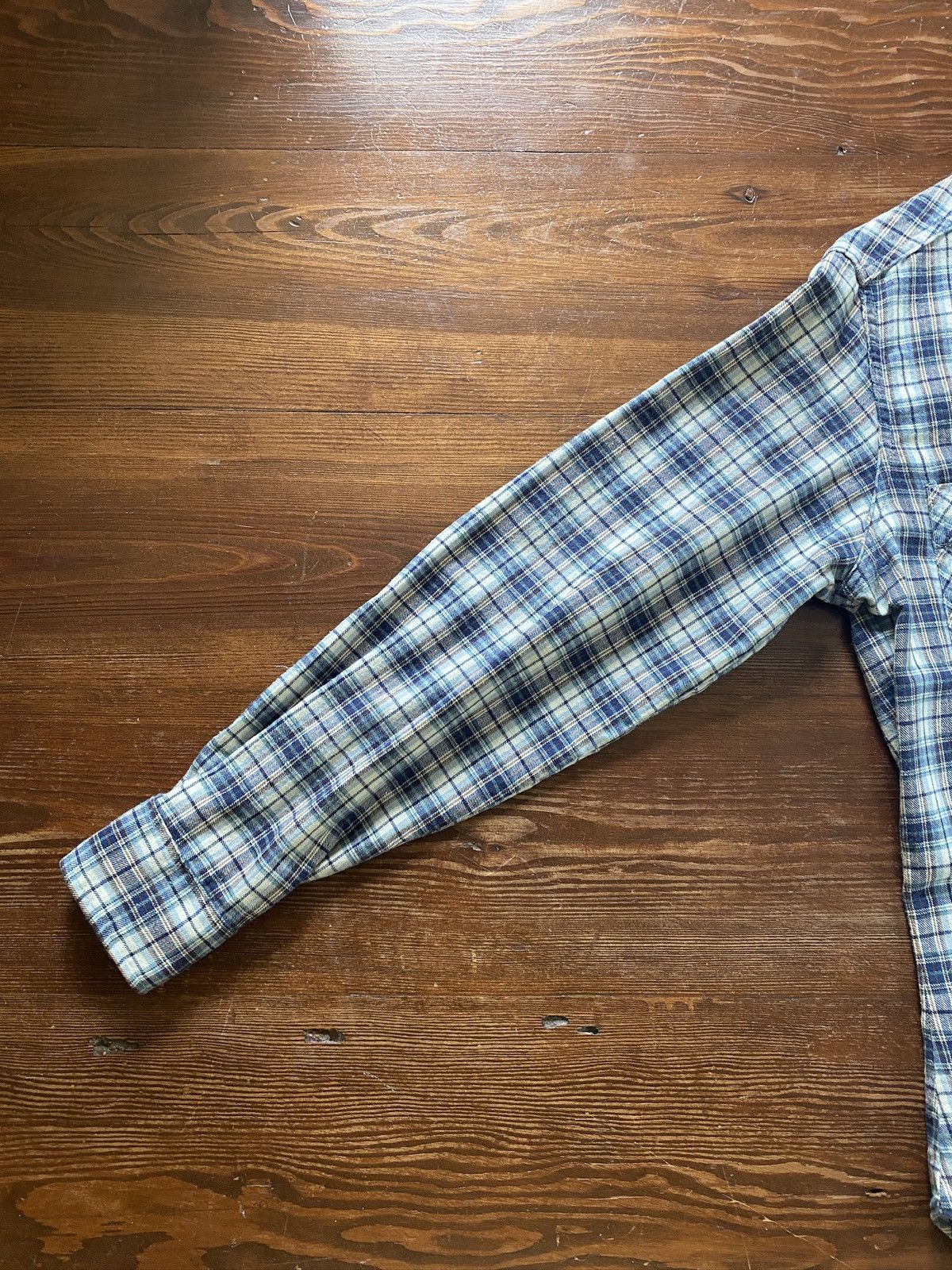 Levi's Vintage 70’s Levi’s White Tab Plaid Flannel Button Up Shirt Size US M / EU 48-50 / 2 - 12 Thumbnail