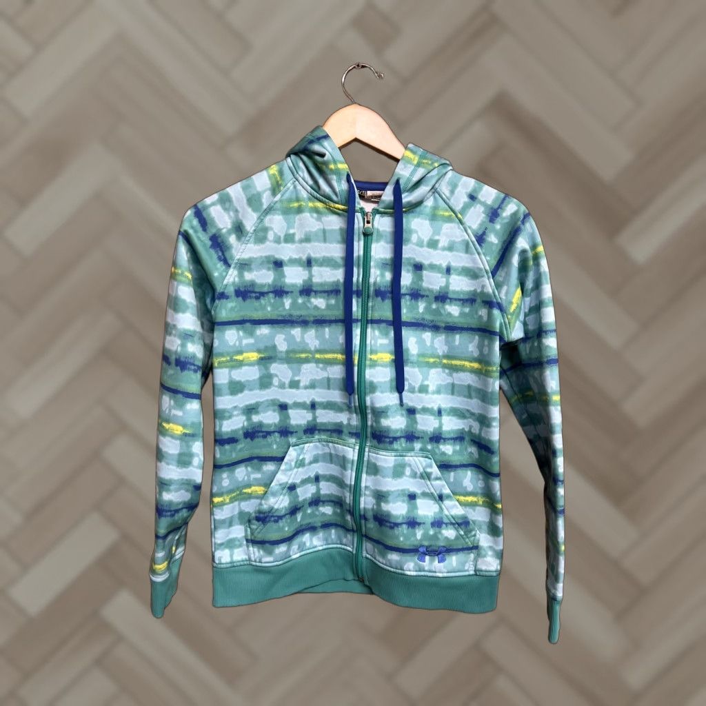 Under Armour Under Armour Womens Jacket XS Blue Full Zip Activewear Modern Basic Jacket Womens XS Blue Full Zip Size XS / US 0-2 / IT 36-38 - 1 Thumbnail