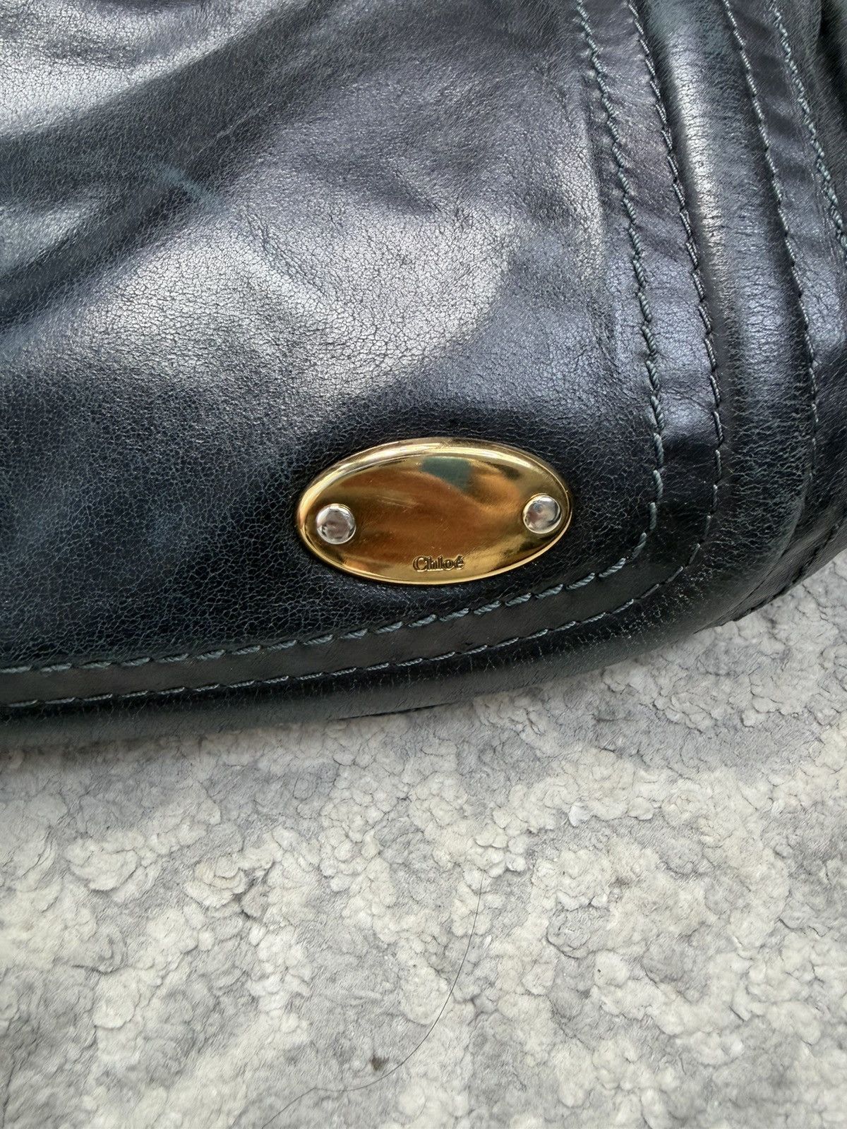 Chloe Chloé Large Leather Handbag Made in Italy Size ONE SIZE - 14 Thumbnail