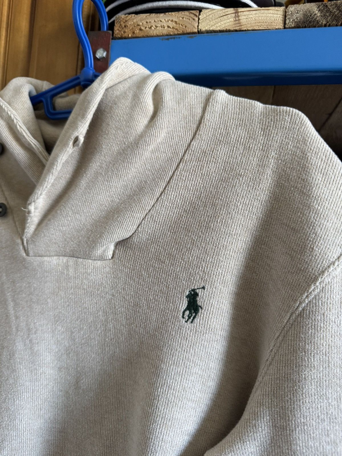 Vintage Vintage Polo Ralph Lauren Button Up Cardigan Sweatshirt Size US M / EU 48-50 / 2 - 2 Thumbnail