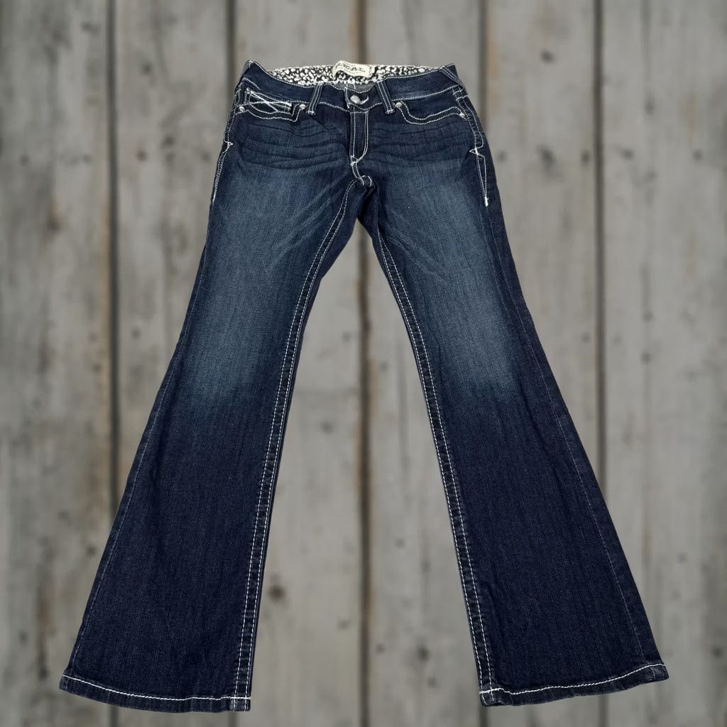 Ariat Ariat Jeans Womens 30 Blue Low Rise Bootcut Stretch Denim Pants Western Cowgirl Size 30" / US 8 / IT 44 - 1 Thumbnail