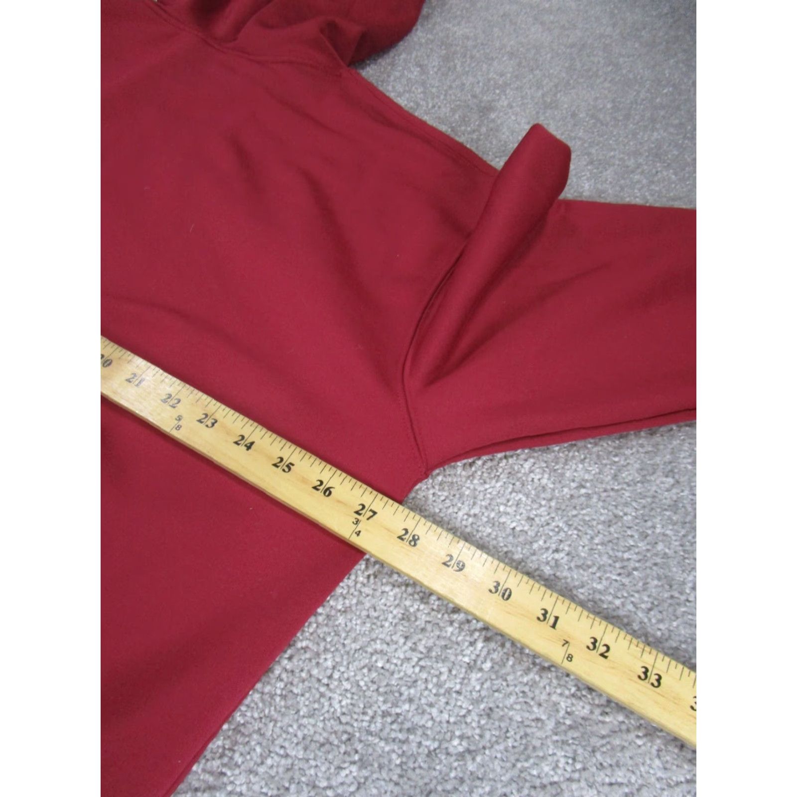Nike VINTAGE Nike Hoodie Shirt Mens 1X Red Pullover Therma Fit Fleece Hooded Sweatshirt Mens Size US XL / EU 56 / 4 - 6 Thumbnail
