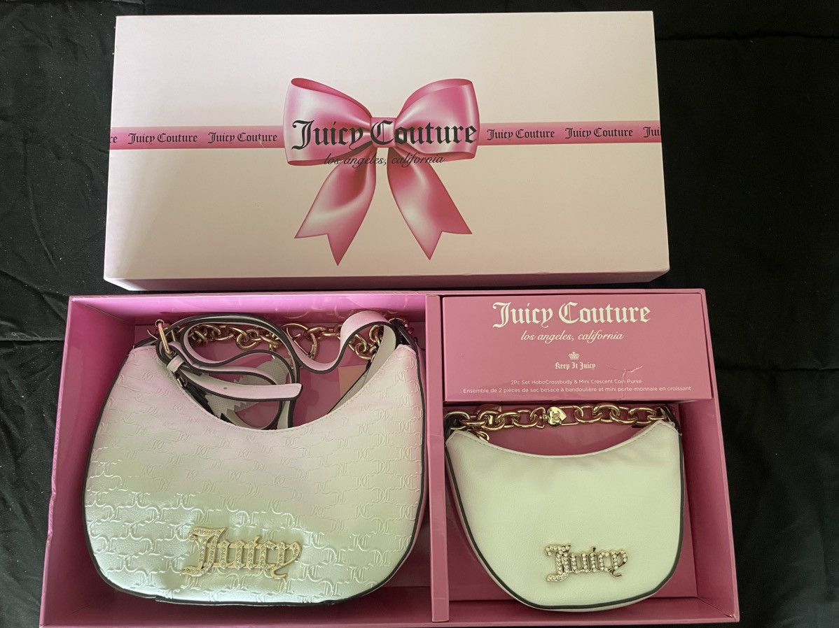 Juicy Couture Juicy Couture 2Pc HoboCrossbody & Mini Crescent Coin Purse Size ONE SIZE - 1 Thumbnail