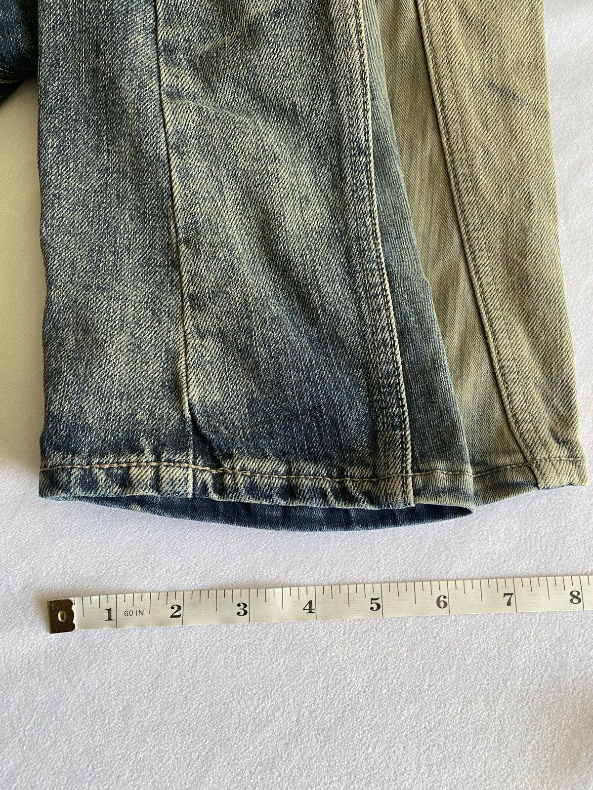 Rick Owens × Rick Owens Drkshdw Rick Owens DRKSHDW Bolan Banana Zip Jean Minearl Pearl 32 Size US 32 / EU 48 - 17 Thumbnail