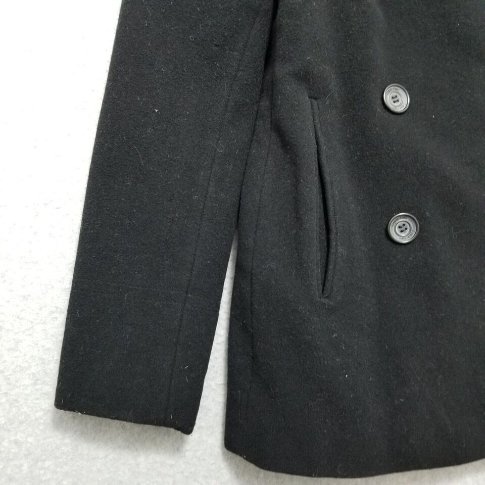 Calvin Klein Calvin Klein Coat Womens 2P Pockets Buttons Wool Jacket Size ONE SIZE - 2 Thumbnail