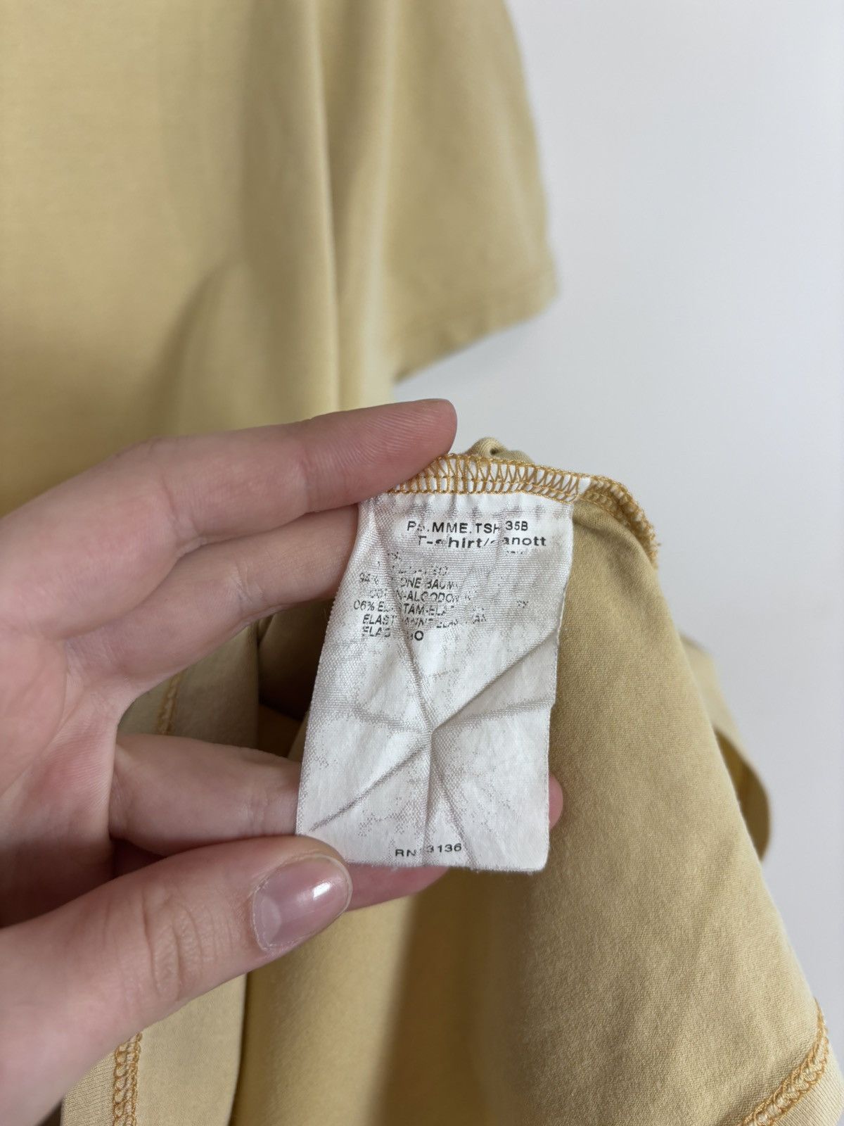 Max Mara Max Mara Women’s Yellow Boat Neck T-Shirt Short Sleeve Size XL / US 12-14 / IT 48-50 - 9 Thumbnail