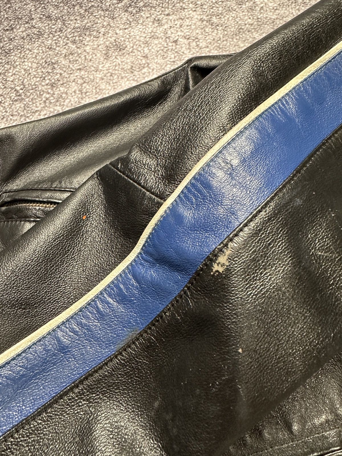 Other Y2K Vintage Racing Leather Jacket Streetwear Opium Rare VTg Size US M / EU 48-50 / 2 - 6 Thumbnail