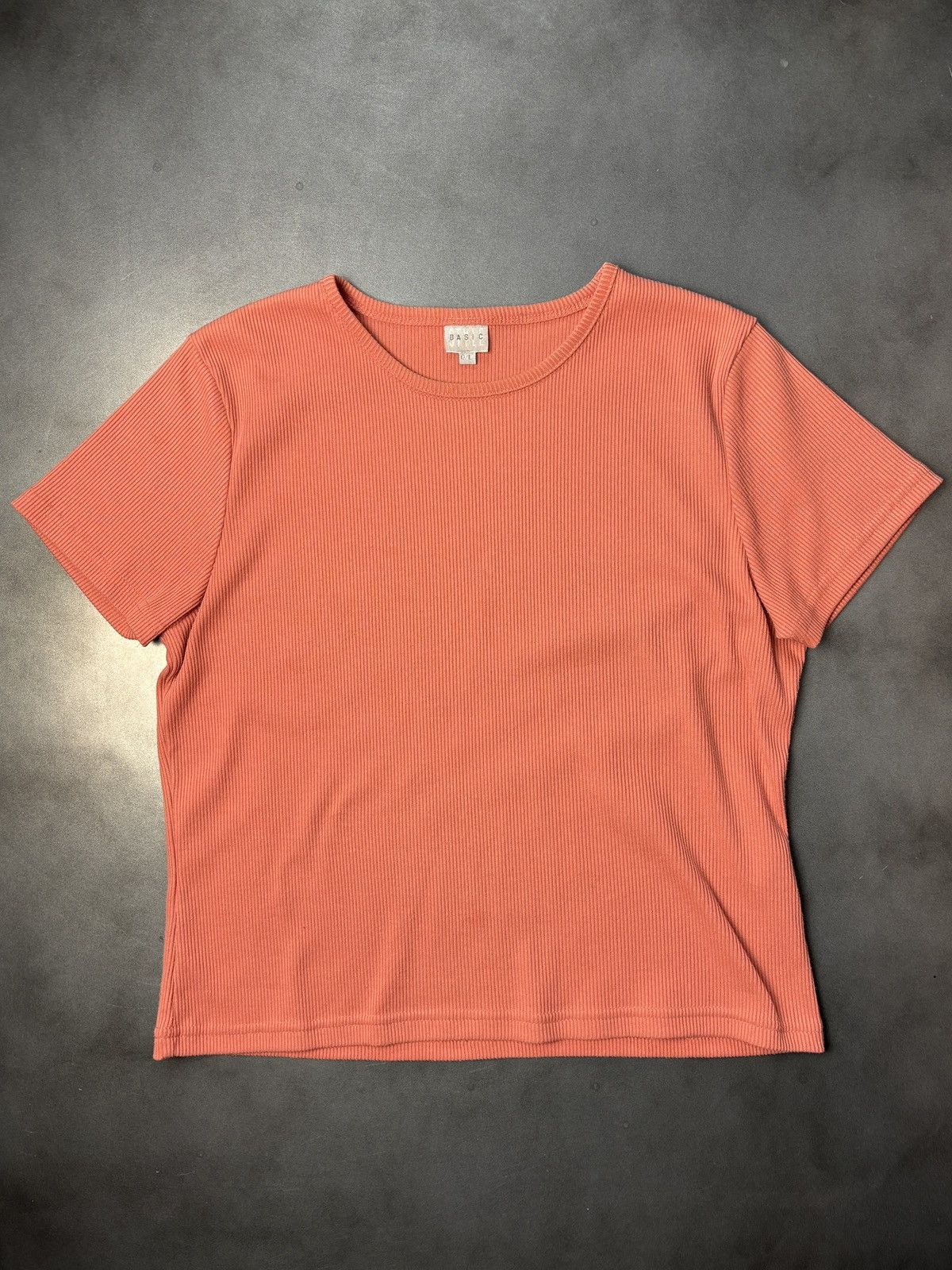 Vintage Y2K 2000s Vintage Tee Jil Sander Style Stretch Pleats Textur Size L / US 10 / IT 46 - 2 Thumbnail