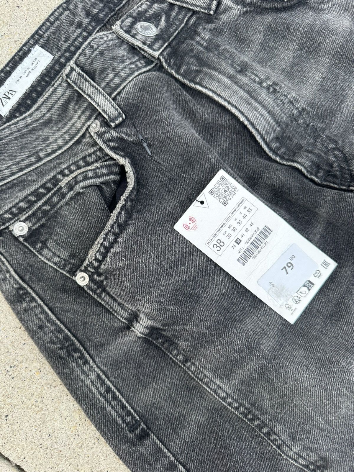 Zara Zara Baggy Fit Washed Jeans Size US 30 / EU 46 - 5 Thumbnail