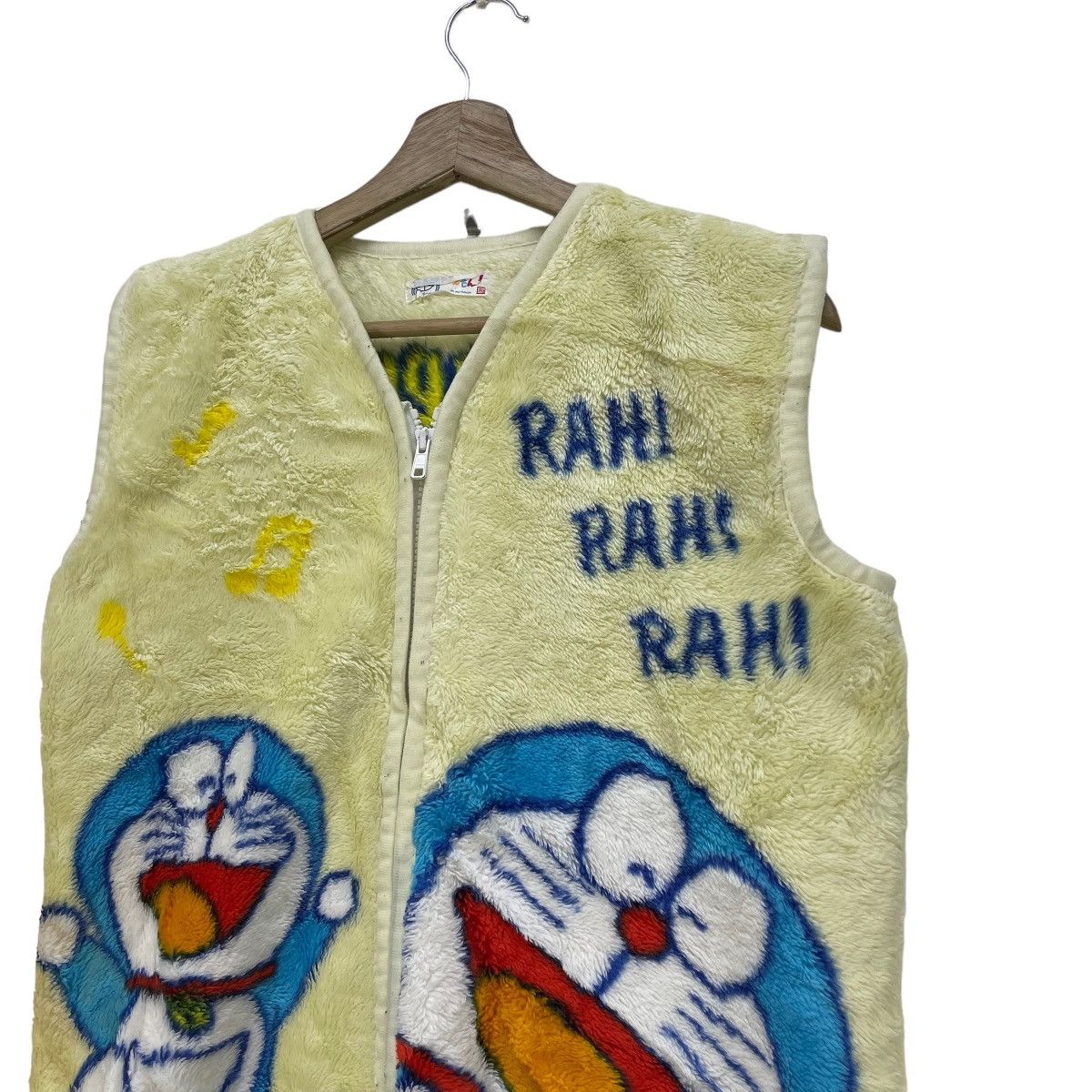 Anime × Japanese Brand × Vintage Rare Vintage Bandai Vest Doraemon Fleece Jacket Size US M / EU 48-50 / 2 - 3 Thumbnail