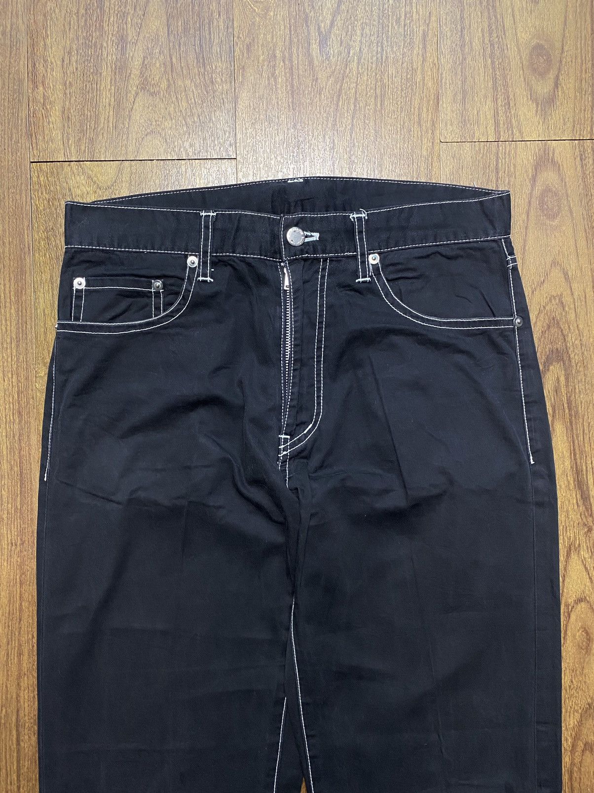Comme des Garcons Homme 1990s CDG Homme Contrast Stitch Pants Size US 31 - 2 Thumbnail