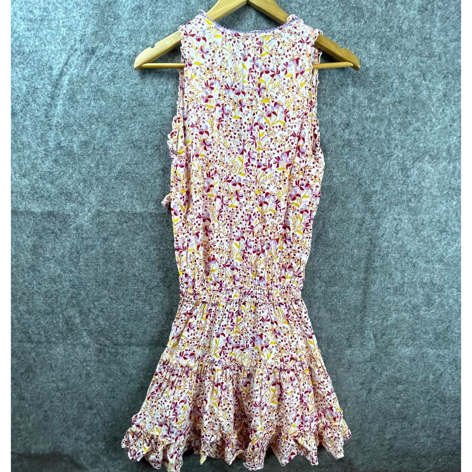 Poupette St Barth Poupette St Barth Clara Dress Small Purple Ruffle Smocked Size S / US 4 / IT 40 - 2 Thumbnail