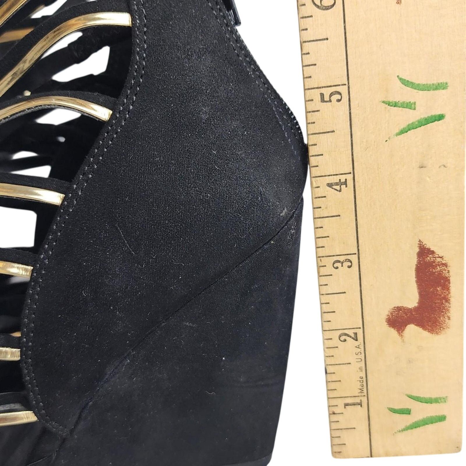 Express Black and gold express wedges Size US 6 / IT 36 - 2 Thumbnail