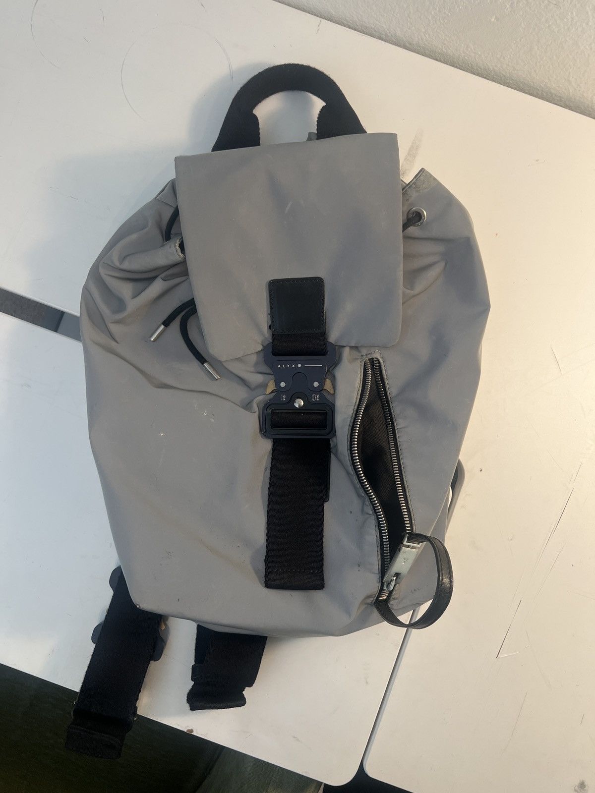 Alyx Alyx 9M Reflective Tank Buckle Backpack | Grailed