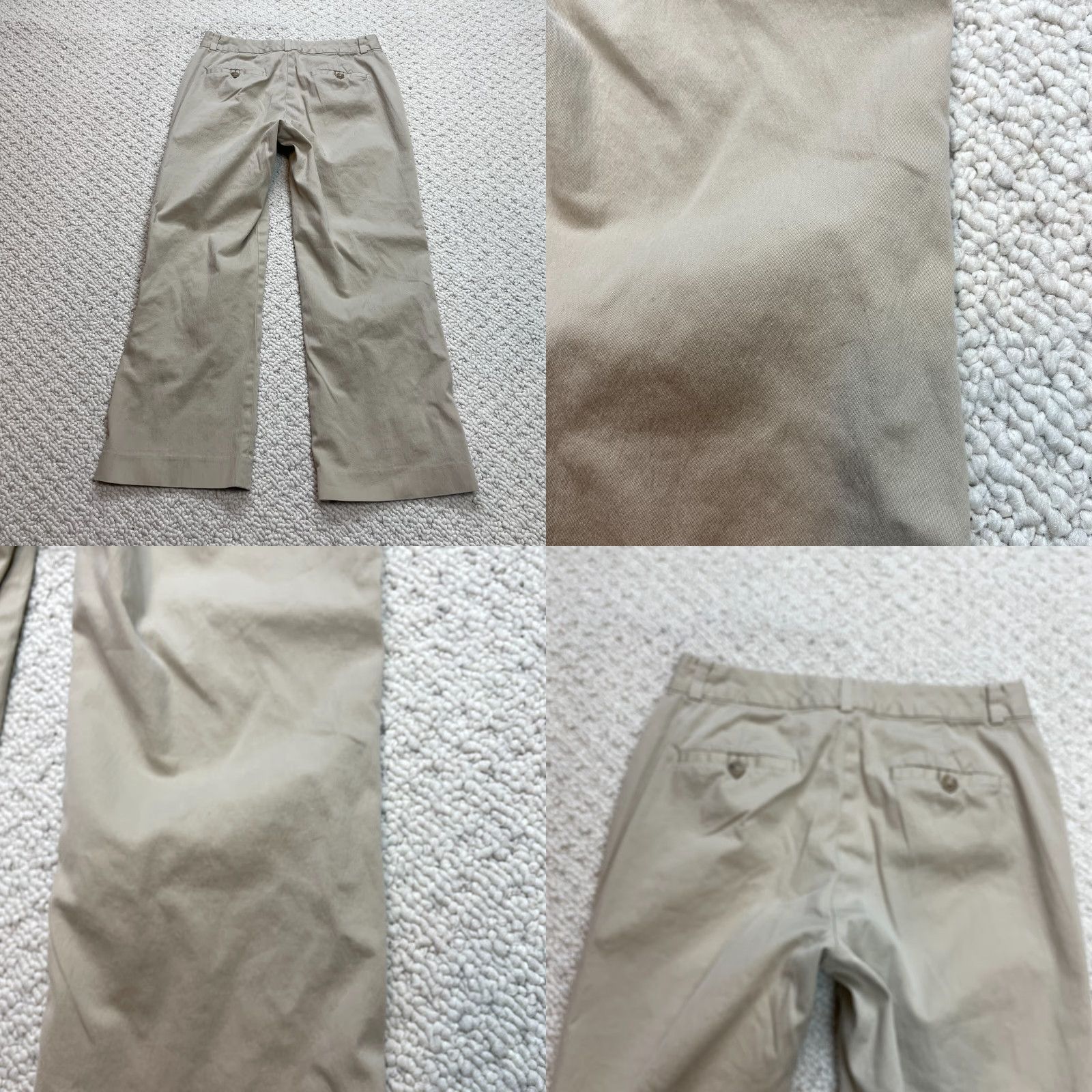 Banana Republic Banana Republic Harrison Pants Womens 2 Straight Ankle Khaki Tan Stretch 28x24 Size 26" / US 2 / IT 38 - 9 Thumbnail