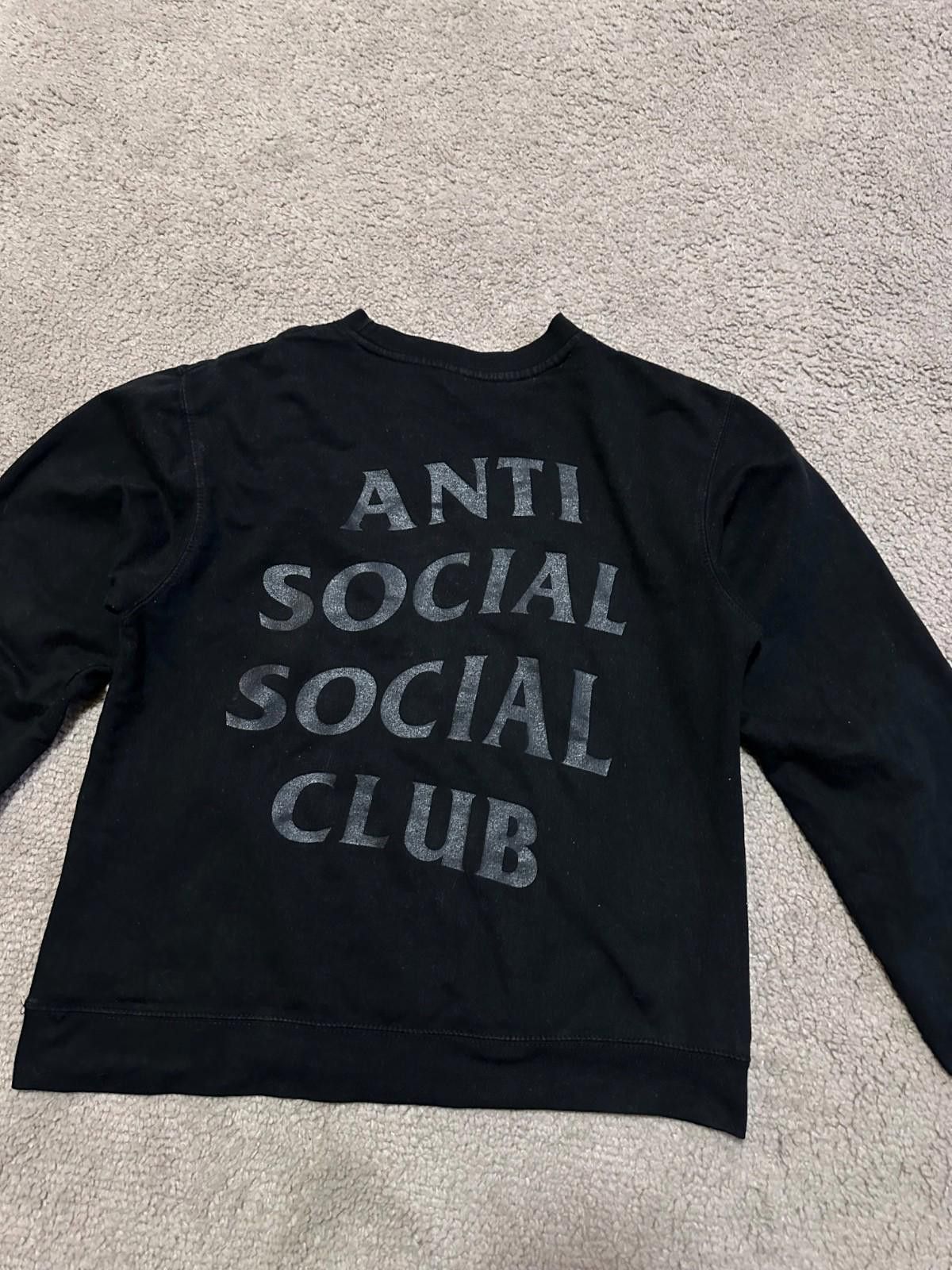 Anti Social Social Club Anti Social Social Club ASSC Black “Motorsport” Sweater Sz S Size US S / EU 44-46 / 1 - 7 Thumbnail