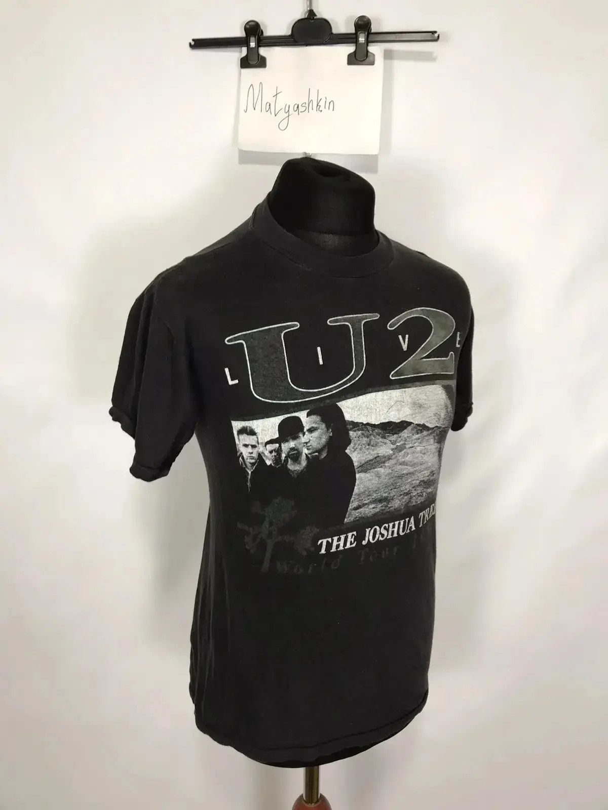 Band Tees × Vintage The Joshua tree U2 world tour 1987 merchendise t-shirt Size US S / EU 44-46 / 1 - 2 Thumbnail